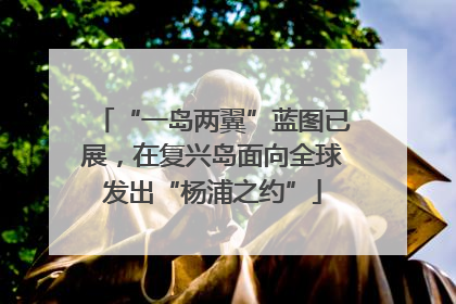 “一岛两翼”蓝图已展，在复兴岛面向全球发出“杨浦之约”