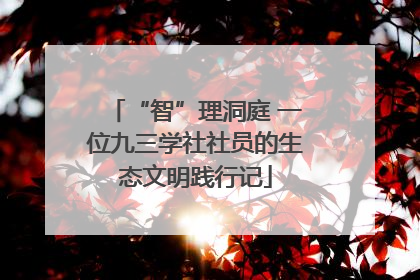 “智”理洞庭 一位九三学社社员的生态文明践行记