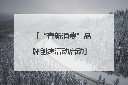“青新消费”品牌创建活动启动