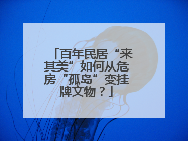 百年民居“来其美”如何从危房“孤岛”变挂牌文物？