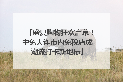 盛夏购物狂欢启幕！中免大连市内免税店成潮流打卡新地标