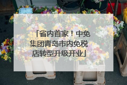 省内首家！中免集团青岛市内免税店转型升级开业