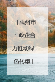 禹州市：政企合力推动绿色转型