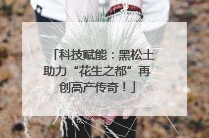 科技赋能：黑松土助力“花生之都”再创高产传奇！