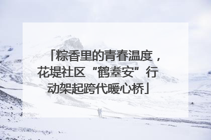 粽香里的青春温度，花堤社区“鹤耋安”行动架起跨代暖心桥
