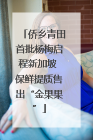 侨乡青田首批杨梅启程新加坡 保鲜提质售出“金果果”