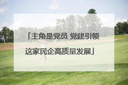 主角是党员 党建引领这家民企高质量发展