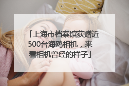 上海市档案馆获赠近500台海鸥相机，来看相机曾经的样子