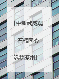 中新武威观｜石榴同心 筑梦凉州