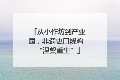 从小作坊到产业园，非遗史口烧鸡“涅槃重生”