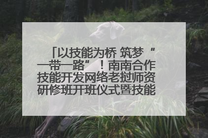 以技能为桥 筑梦“一带一路”！南南合作技能开发网络老挝师资研修班开班仪式暨技能梦工坊签约仪式举行