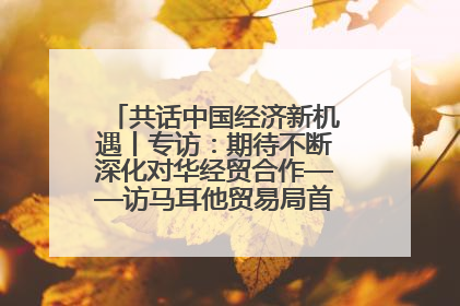共话中国经济新机遇丨专访：期待不断深化对华经贸合作——访马耳他贸易局首席执行官布蒂吉格