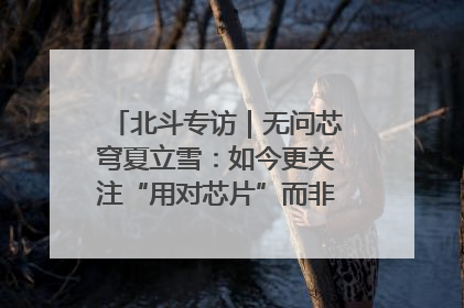 北斗专访｜无问芯穹夏立雪：如今更关注“用对芯片”而非“用贵芯片”