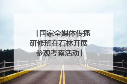 国家全媒体传播研修班在石林开展参观考察活动