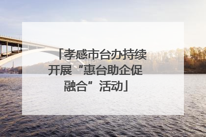 孝感市台办持续开展“惠台助企促融合”活动