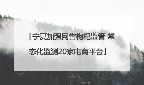 宁夏加强网售枸杞监管 常态化监测20家电商平台