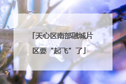 天心区南部融城片区要“起飞”了