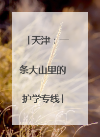 天津：一条大山里的护学专线