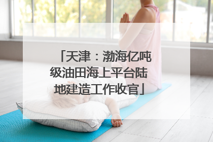天津：渤海亿吨级油田海上平台陆地建造工作收官