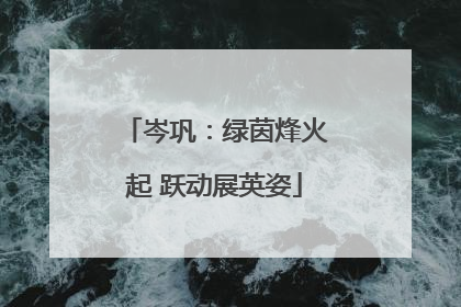 岑巩：绿茵烽火起 跃动展英姿