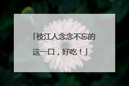 枝江人念念不忘的这一口，好吃！
