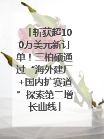 斩获超100万美元新订单！三柏硕通过“海外建厂+国内扩赛道”探索第二增长曲线