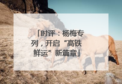 时评：杨梅专列，开启“高铁鲜运”新篇章