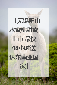 无锡阳山水蜜桃甜蜜上市 最快48小时送达东南亚国家