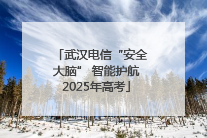 武汉电信“安全大脑” 智能护航2025年高考