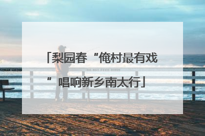 梨园春“俺村最有戏”唱响新乡南太行