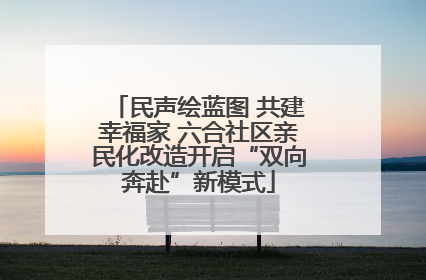 民声绘蓝图 共建幸福家 六合社区亲民化改造开启“双向奔赴”新模式