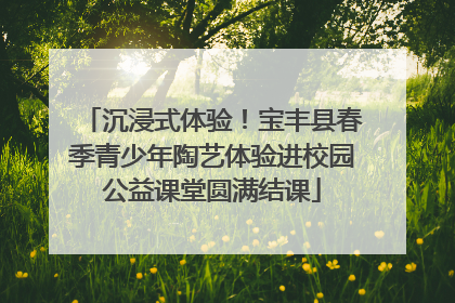 沉浸式体验！宝丰县春季青少年陶艺体验进校园公益课堂圆满结课