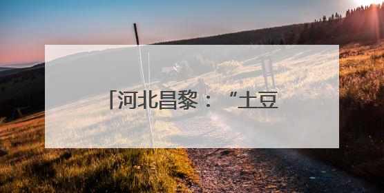 河北昌黎：“土豆”变“金豆” 马铃薯丰收采挖忙