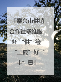 泰兴市供销合作社多维服务 “供”绘“三夏”好“丰”景