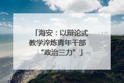 海安：以辩论式教学淬炼青年干部“政治三力”