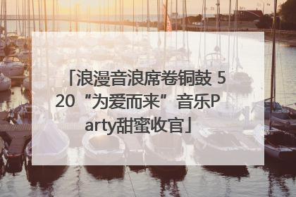 浪漫音浪席卷铜鼓 520“为爱而来”音乐Party甜蜜收官