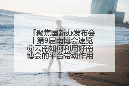聚焦国新办发布会丨第9届南博会速览⑥云南如何利用好南博会的平台带动作用，深化与南亚国家的交流与合作？