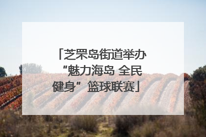 芝罘岛街道举办“魅力海岛 全民健身”篮球联赛