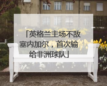 英格兰主场不敌塞内加尔，首次输给非洲球队