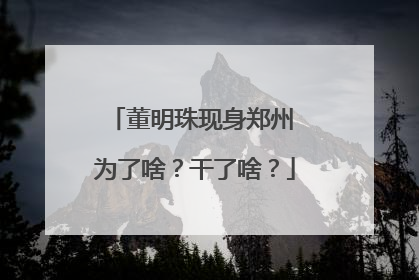 董明珠现身郑州 为了啥？干了啥？