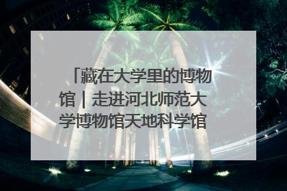 藏在大学里的博物馆｜走进河北师范大学博物馆天地科学馆：在校园里赴一场“宇宙之约”
