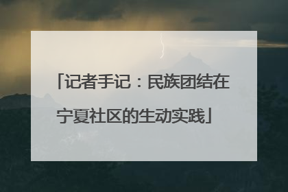 记者手记：民族团结在宁夏社区的生动实践