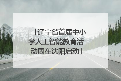 辽宁省首届中小学人工智能教育活动周在沈阳启动