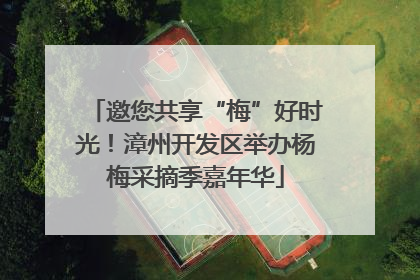 邀您共享“梅”好时光！漳州开发区举办杨梅采摘季嘉年华