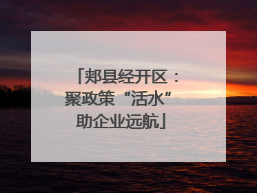 郏县经开区：聚政策“活水” 助企业远航