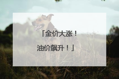 金价大涨！油价飙升！