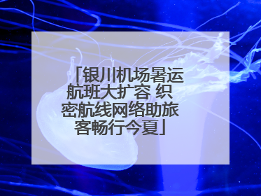 银川机场暑运航班大扩容 织密航线网络助旅客畅行今夏