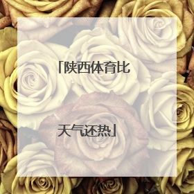 陕西体育比天气还热