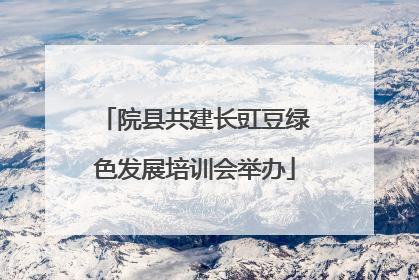 院县共建长豇豆绿色发展培训会举办