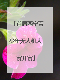 首届西宁青少年无人机大赛开赛